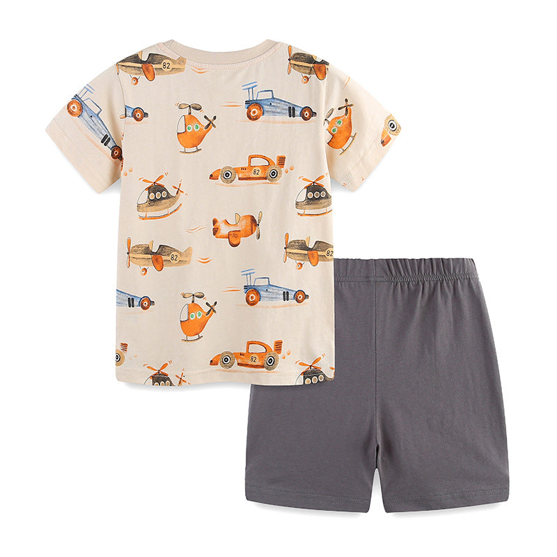Sommer Outfit für Jungs T-Shirt und Hose - Meloni2