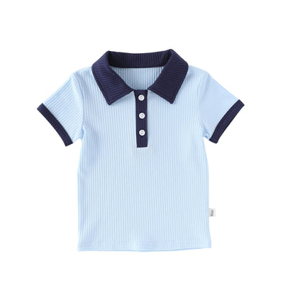 Summer Arrival Baby Unisex Short Sleeves Polo Top-2