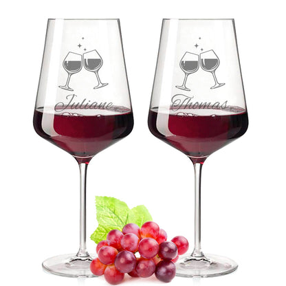 Leonardo Puccini Weingläser 750 ml im Prost Design mit Namen