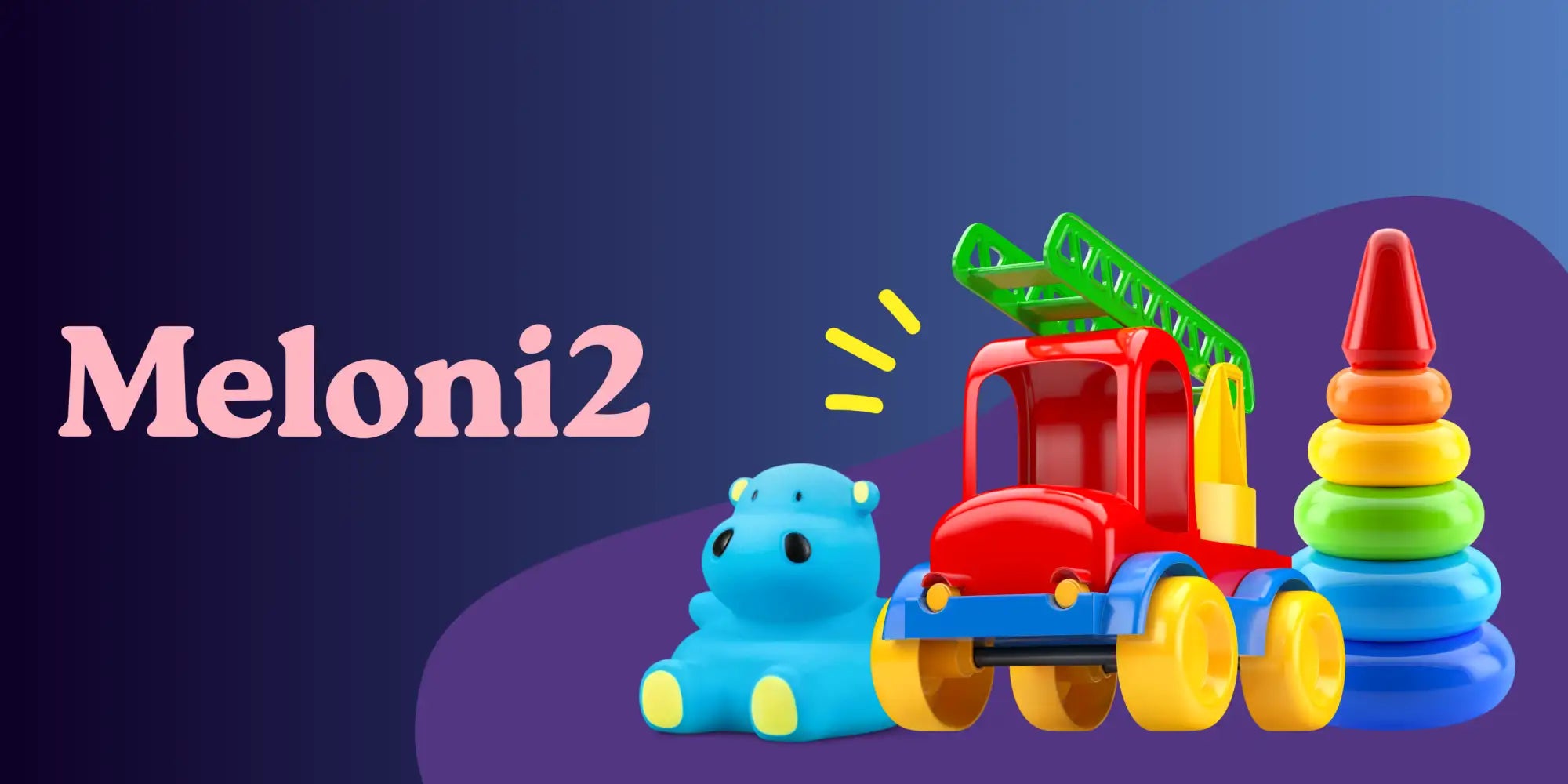 Roter Plastik-Feuerwehrwagen mit grüner Leiter und gelben Rädern.