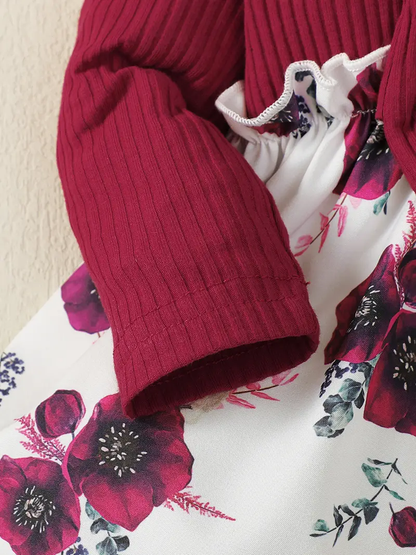 Mädchen Kleid mit Blumen - Meloni2