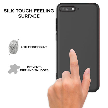 NALIA Ultra Slim Hardcase für Huawei Y6 (2018) – Anti-Fingerabdruck & 0.5mm Dünn – PUREFIT (Matt & Leicht) – Marke aus Berlin