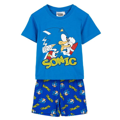 Schlafanzug Für Kinder Sonic Blau - Meloni2