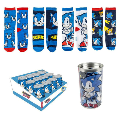 Socken Sonic Socken Unisex 4 Paare - Meloni2