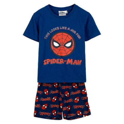 Schlafanzug Für Kinder Spider-Man Blau - Meloni2