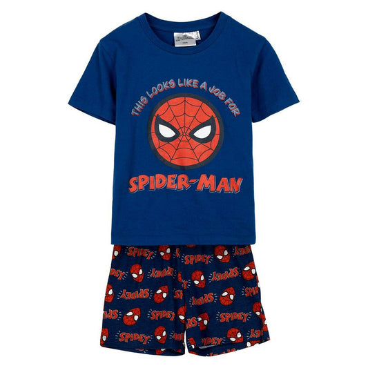 Schlafanzug Für Kinder Spider-Man Blau - Meloni2