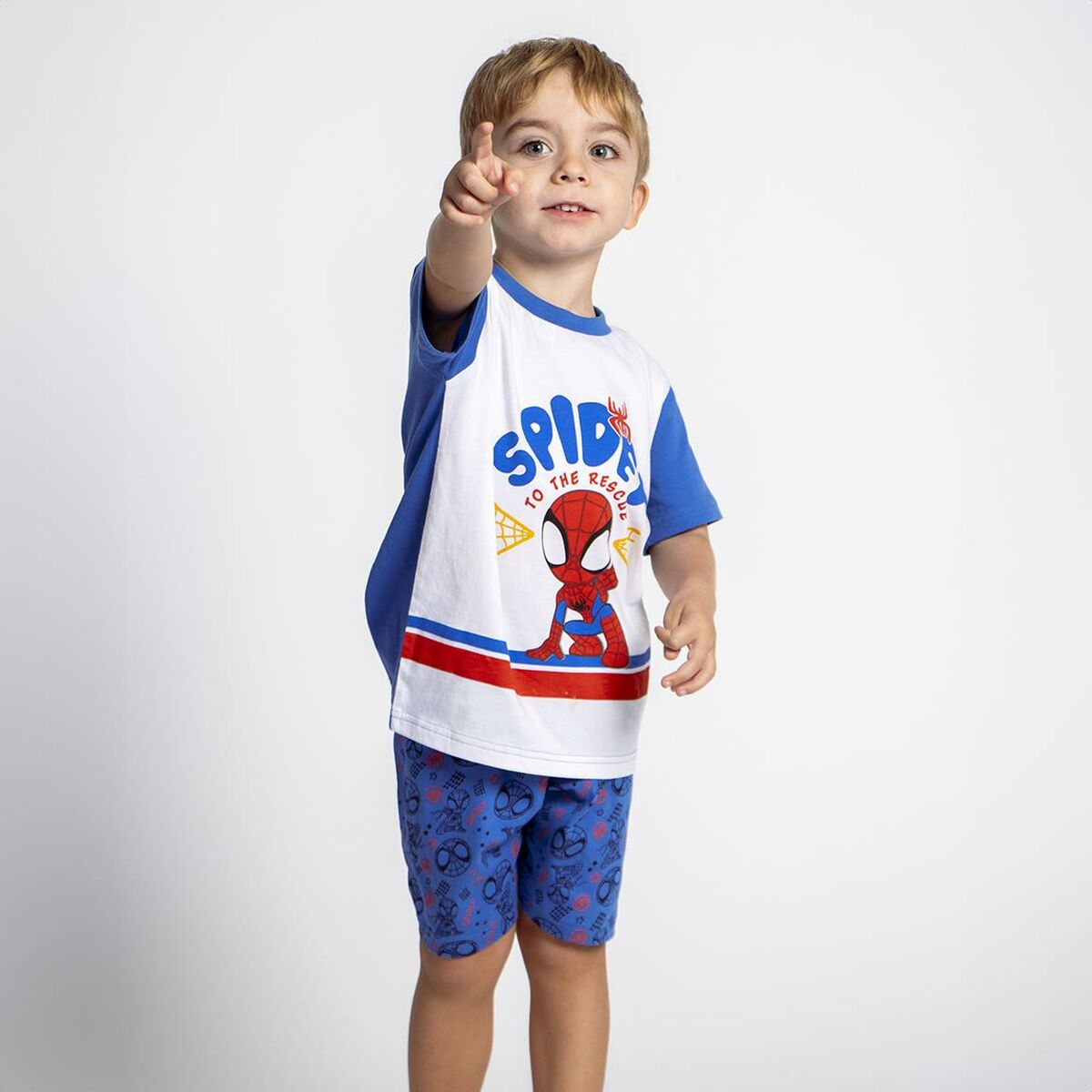 Schlafanzug Für Kinder Spidey Blau - Meloni2