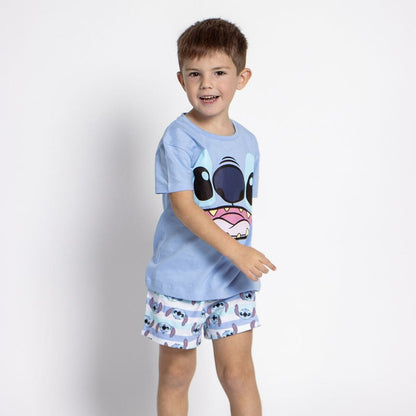Schlafanzug Für Kinder Stitch Blau - Meloni2