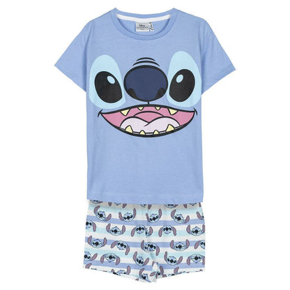 Schlafanzug Für Kinder Stitch Blau - Meloni2
