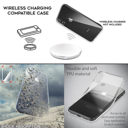 NALIA Transparente Silikonhülle für iPhone XR – Anti-Gelb & Rutschfest – GLAZE (Handyhülle Kristallklar, Schlank & Stoßfest) – Marke aus Berlin