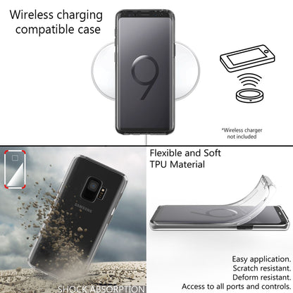 NALIA 360° Hülle für Samsung Galaxy S9 – Vorne & Hinten Schutz – 360GUARD (Full-Body Case) – Marke aus Berlin