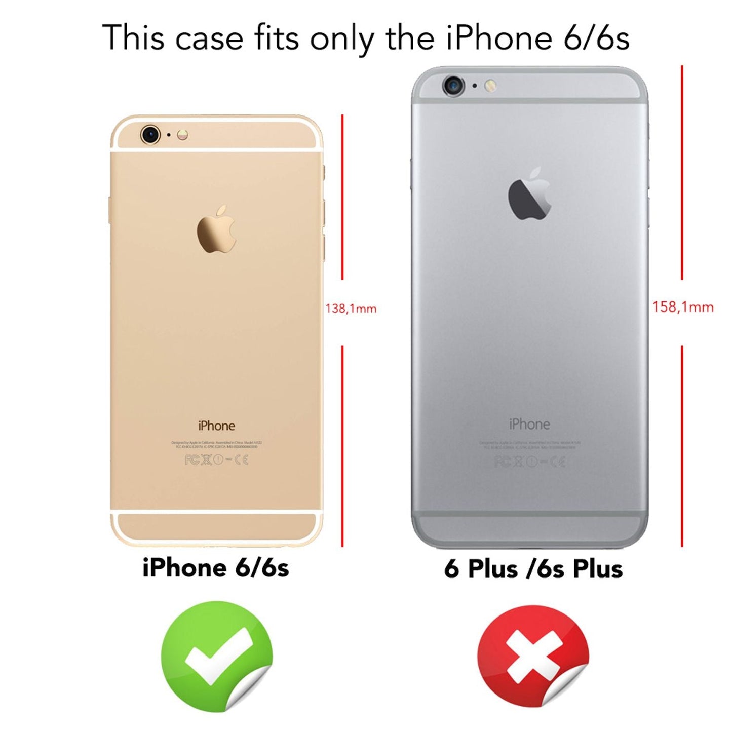 NALIA 360° Hülle für iPhone 6 / 6s – Vorne & Hinten Schutz – 360GUARD (Full-Body Case) – Marke aus Berlin