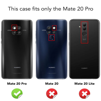 NALIA Glitzerhülle für Huawei Mate 20 Pro – Funkelnder Glitzer-Look & Grip – SHINEPOP (Silikon Case) – Marke aus Berlin